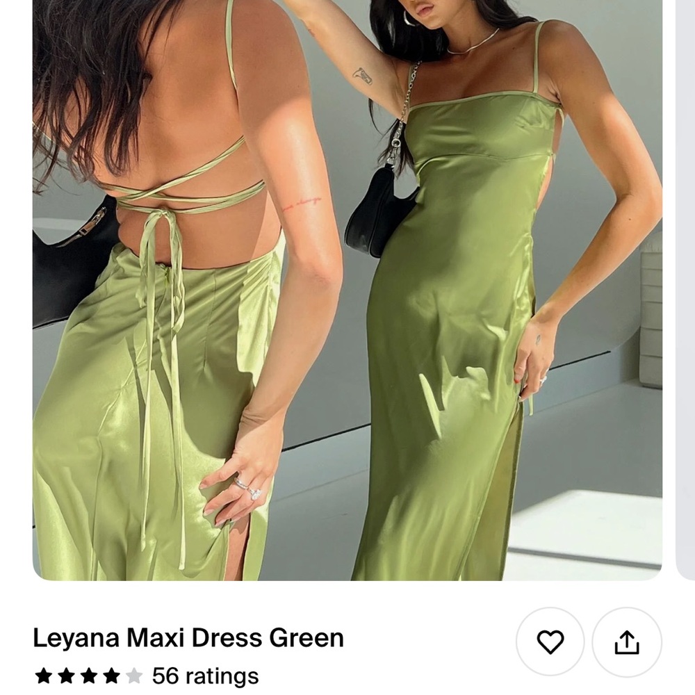 Princess Polly Olive Backless Maxi Dress
